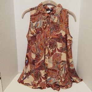 NWT Paisley Blouse